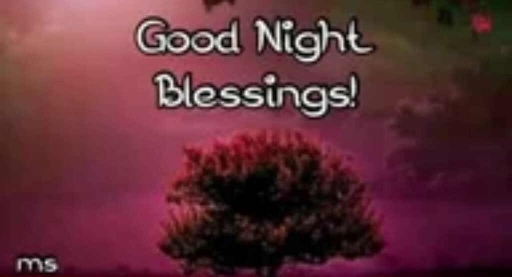 beautiful and sweet good night blessings