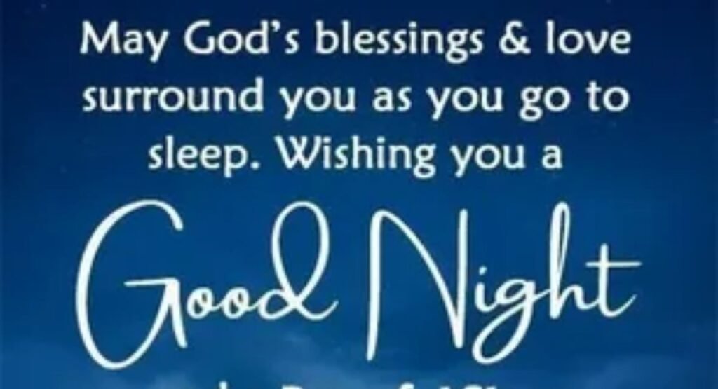 good night blessings for family and friends