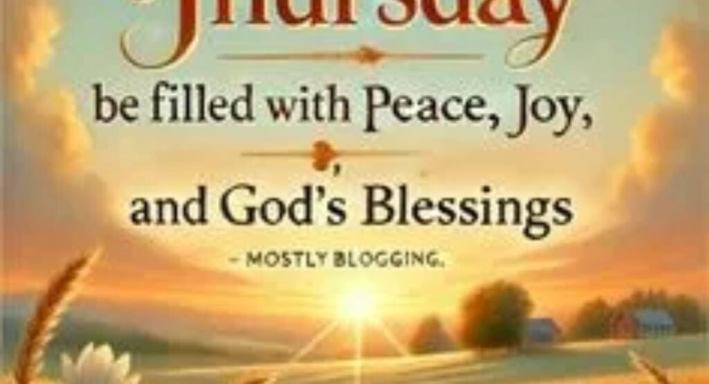 thankful thursday eveningnight blessings