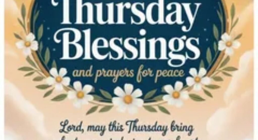 thursday morning blessings and prayers start your day with faith and gratitude