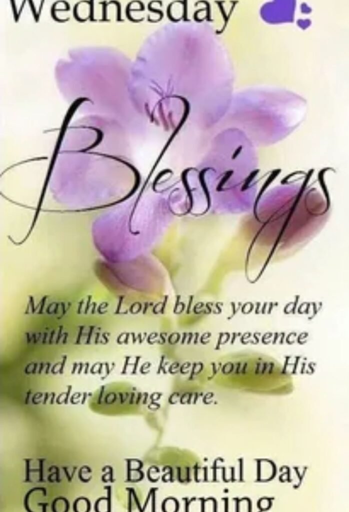 beautiful wednesday blessings and prayers