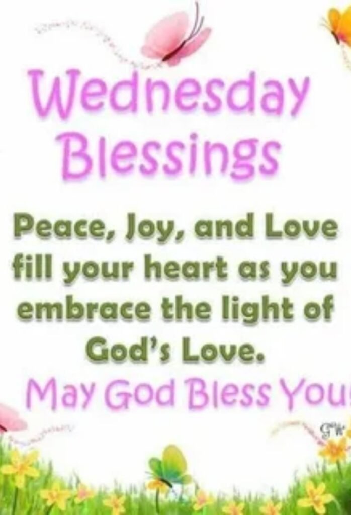 wednesday morning blessings to start your day right