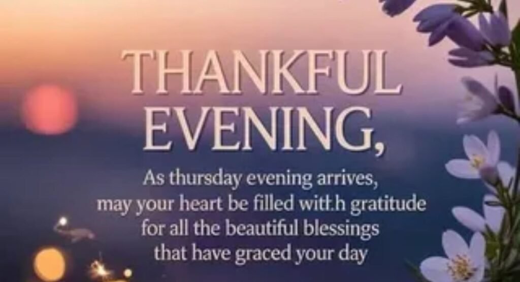 what are good evening blessings