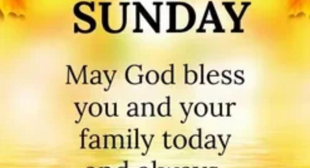 what are positive sunday blessings and why do they matter